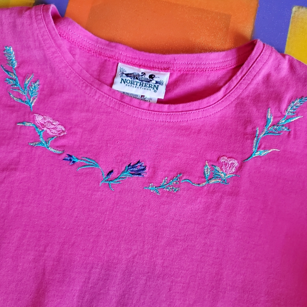 Northern reflections embroidered collar 90s
